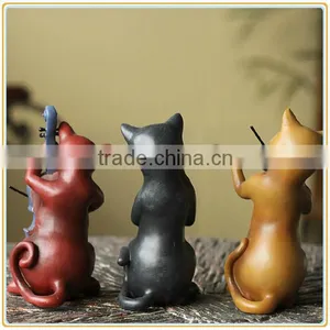 Factory Price Resin Cat Figure Living Room Decoration Manufacturer thumbnail-2