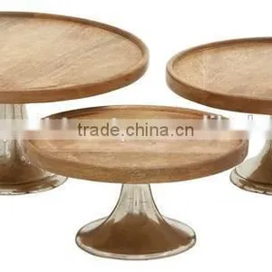 Wood Material Antique Cake Stand thumbnail-1