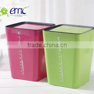 209 Plastic Desk Garbage Can Dustbin PP With Lid thumbnail-1