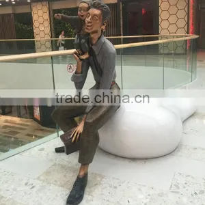 Old Man Statue Character for Mall thumbnail-2