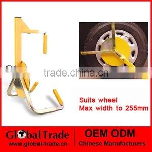 Wheel Clamp (12" to 15" ) Heavy Duty Key Lock Security Car Van Caravan Trailer Wheel Clamp Lock A1977 thumbnail-1