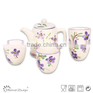 Cheap Price Ceramic Water Pot,China Wholesale Stoneware Embossed Water Pot thumbnail-5