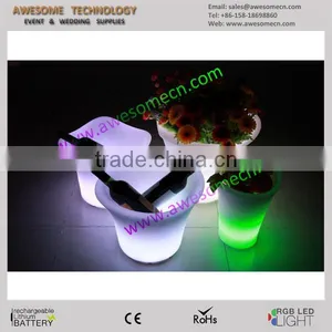 Battery Powered Waterproof Night Club Beer Bucket / Beer Led Cooler thumbnail-2