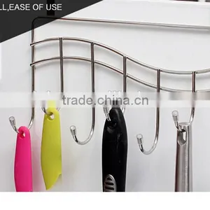 Hooks for Clothes Hanger Stainless Steel Hanging Hook for Door Cabinet Storage thumbnail-1