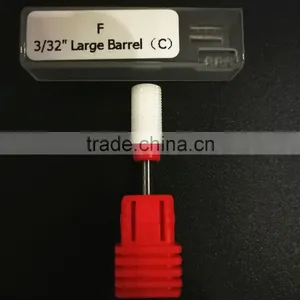 Type Fine Shank Diameter 2.35mm Ceramic Burr For Nail 1 Piece Huaxing Large Barrel thumbnail-2