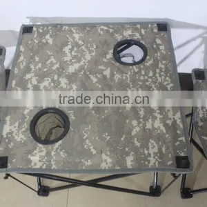 Canvas Camping Table and Chair Set thumbnail-2