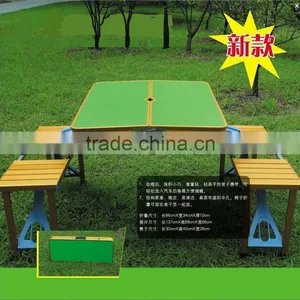 2014 New Lightweight Aluminum Folding Picnic Table thumbnail-1