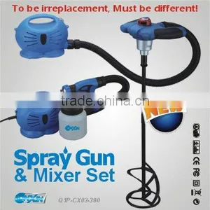 Spay Gun & Mixer Set thumbnail-1