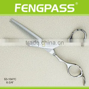 S3-1047C 6-3/4" Inch 2CR13 Stainless Steel Blade With PP Handle Open Finger Rings Shears Haircuting Janpanese Barber Scissors thumbnail-2