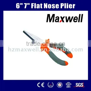 6" 7" Flat Nose Plier thumbnail-1