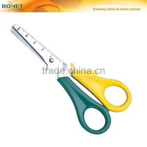S71005 2014 New Popular 5" Student Ruler Scissors thumbnail-1