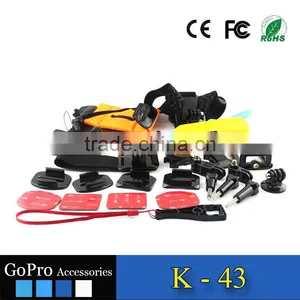 Bundle of Accessories Sets Kit Used for Gopros Heros 4 Action Camera Case thumbnail-2