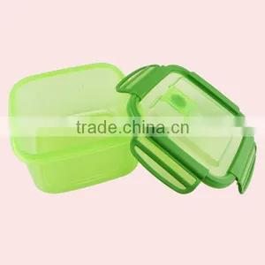 Silicone Edge Square Plastic Container With Lid thumbnail-3