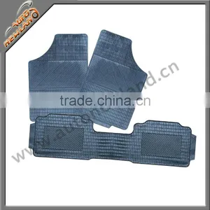 3pcs Black Rubber Car Floor Mats thumbnail-1