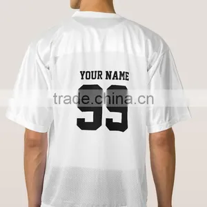 2017 Football Jersey New Model, 100% Polyester Rib-knit V Neck Double Sided Football Jersey With Custom Number thumbnail-2