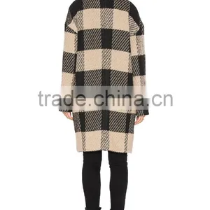 OEM Service Plus Size 100% Wool Women's Coat Keepwarmer thumbnail-4