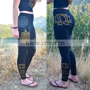 Sublimated Printing Yoga Leggings With Custom Logo thumbnail-5