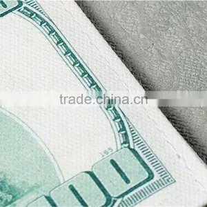 Original Design Durable Funny Banknotes Shaped Wholesale Canvas Wallet thumbnail-6