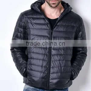 Custom Logo Print Insulated Light Foldable Down Jacket for Men thumbnail-1