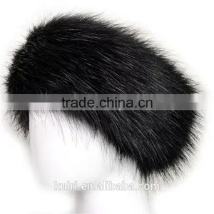 Winter Headwear Three Colors Headband Faux Fur Hat With Russian Style Fox Fur Cap Hats thumbnail-1