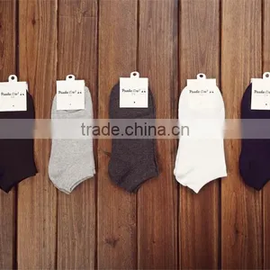 Spring Summer Men Cotton Ankle Socks for Men's Business Casual Solid Colors Short Socks Male Sock Slippers thumbnail-1