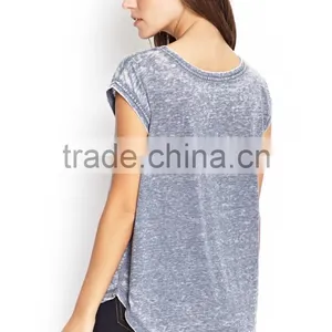 T-shirt With Dirty Washed/snow Washed/vintage Washed thumbnail-2