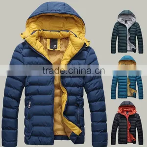 Wholesale Customize Designer Mens Winter Warm Cotton Padded Coat thumbnail-1