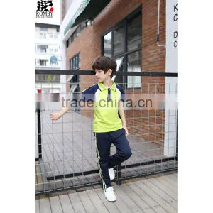 Wholesale Kids Urban Clothing 100% Polo T-Shirt School Uniforms Models thumbnail-4