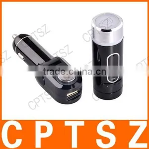 3-in-1 LED Display Car MP3 Player Bluetooth FM Transmitter Handsfree Car Kit With SD Card Slot 5V/2.1A USB Car Charger thumbnail-5