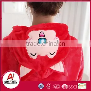 Autumn and Winter Bathrobe Adult Knitting Footed Pajama thumbnail-6