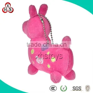 Customed Oem Soft Stuffed High Quality Mini Plush Horse Keychain thumbnail-1