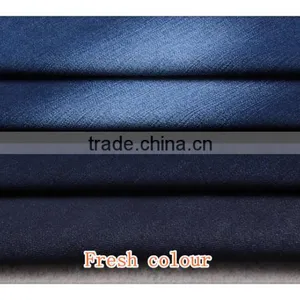 Denim Stocklot Men's Suit Fabric/Foshan Supplier Stretch Jean Fabric thumbnail-4