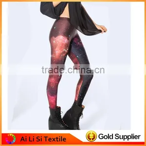 2016 Glary Sky Woman Fashionable Sexy Tight Leggings Sublimated Woman Printed Legging thumbnail-1