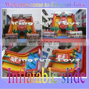 Best Selling Inflatable Car Slide for Outdoor Park thumbnail-1