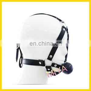 Faux Leather Ball Gags Female Sex Toys thumbnail-1