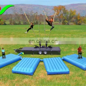 Children Cheerleading Jumping Bag Bungee Jumping Trampoline Mat thumbnail-3