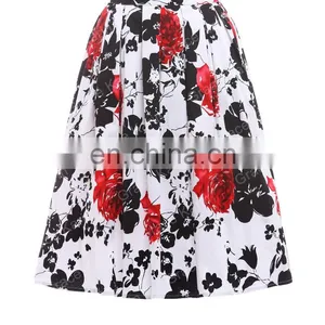 19 Colors ! Grace Karin Cheap Occident Short Vintage Cotton 50s Retro Skirt CL6294-12# thumbnail-2