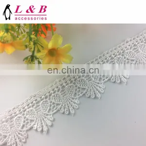 3.5cm Stock Design Embroidery Polyester Chemical Lace thumbnail-2