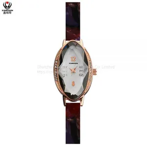 XINBOQIN Factory Custom LOGO Simple Style Fashion Business High Quanlity Women Original Quartz Acetate Watch thumbnail-4