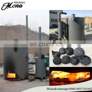 Hoist Type Wood Charcoal Carbonization Furnace/coconut Shell Charcoal Carbonizer/ thumbnail-2