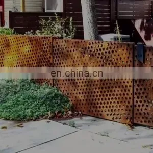 High Quality Corten Steel Garden Fence thumbnail-1