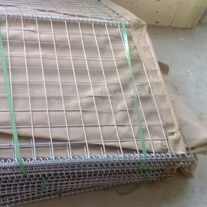 Welded Military Sand Gabion Box Wall Hesco Barrier thumbnail-2