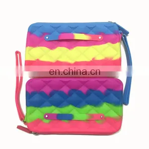 US Hot Women Clutch Purse Bags Custom OEM 3 Color Straps Mixtur Silicone Fashion Cheap Wallets thumbnail-6
