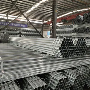 Galvanized Round Steel Pipe for Building Construction With Zinc Coated thumbnail-3