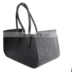 Green Color Colorful Wholesale Shopping Felt Fabric Bag Bags Women Handbags thumbnail-1