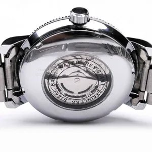Wholesale Mens Luxury White Automatic Mechanical Date Stainless Steel Analog Sport Watches thumbnail-4