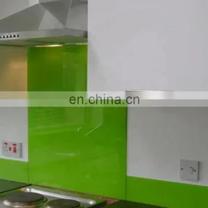 High Goss 575mm Silk Screen Printing Glass Splash Backs for Kitchen thumbnail-2