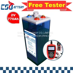 Csbattery 2V200ah Deep Cycle Opzs Battery for High-Recombination-Efficiency/VFD-Systems/Stationary/Renewable/Ali thumbnail-1