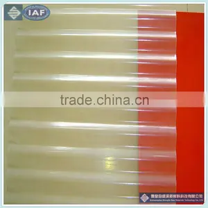 Transparent Corrugate Fiberglass Skylight Frp Roofing Sheet thumbnail-1