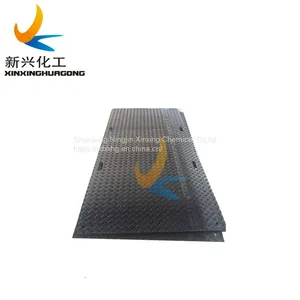 HDPE 4'x8'ft UV Resisitant Plastic Ground Sheets HDPE Construction Fire Retardant Road Mats Antislip Ground Mats thumbnail-2